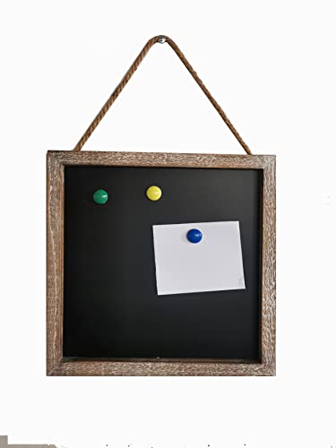16''X12'' Wood Framed Chalkboard For Wall Home Decorative Chalk Board For Shool,Office,Wedding And Menu. (Brown, 11''X11'') #TOP19