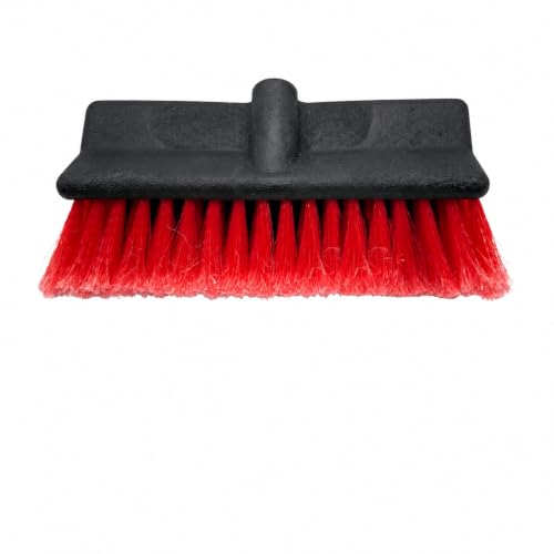 Image of Amtech – Cleaning Brush Head, Soft-Bristled Replacement Head Compatible with 18 mm Threaded Handles for Cars, Windows, and Conservatories