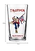Iron Maiden Trooper Beer Glass Germ Coated Official Merchandise Perfect for your Home Bar or Mancave 1 Glass #1