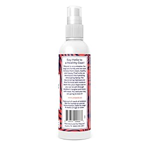 Petpost | detangling spray for dogs with knots mats  tangles  naturally rejuvenating dog hair detangler for healthier shinier stronger fur  oatmeal aloe and vitamin e formula 8 oz   cucciolini doodles