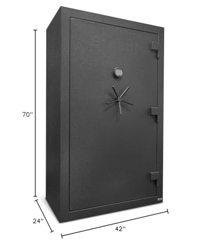 Stealth UL50 Fireproof 50 Gun Storage Safe for Rifles & Pistols with Triple Gun Rack, Door Panel Orgaizer Installed, Storage Shelves, Electrical Power Outlet, Durable Paint to Store Valuables thumbnail 10
