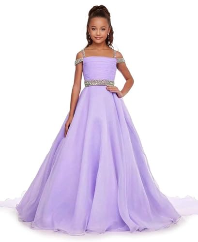 LTW Off Shoulder Girls Pageant Dresses Beaded Sweet 16 Birthday