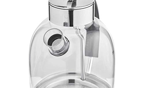 MEISTERKOCH WK-161G Kessel Wasserkocher aus Glas für 1,6 Liter Wasser mit 2.200 Watt, blauer LED Schalter, Kalkfilter… – Bild 3