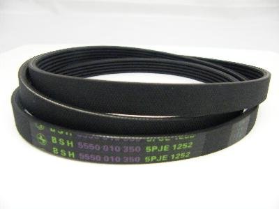 Waschmaschine Gürtel: 1252pje5. Bosch WAE24162GB/03, Bosch WAE24162UK/01, Bosch WAE24162UK/08, Bosch wae24260gb/01, Bosch wae24260gb/04, Bosch WFC2060GB/05, Bosch wfl2260uk/01, Bosch wfl246sgb/01, Siemens wxl125sgb/01