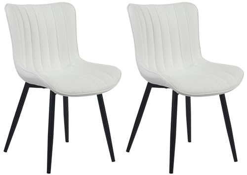 Sillas Comedor Cuero Blanco Marca CLP