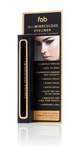 Fab brows duo miraculous liquid eyeliner and eyelash growth serum 2in1