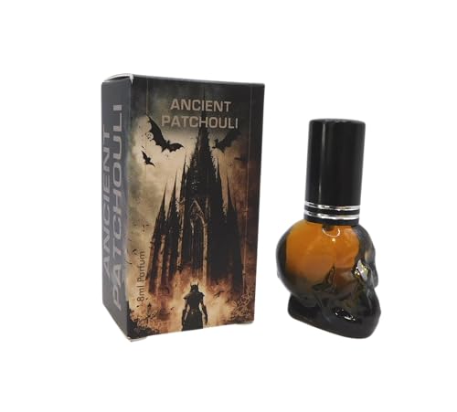 Ancient Patchouli, profumo, in flacone spray Skull, 8 ml, invecchiato per un anno, lunga durata, alta qualità