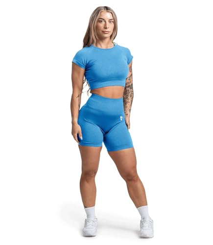 Image of Gymreapers Short Sleeve Workout Tops for Women - Crop Tops for Women Tee - Yoga Athletic Tops for Running, Gym, & Training