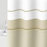 DIANHYDRO Duschvorhang 120 x 200 cm – Vanille