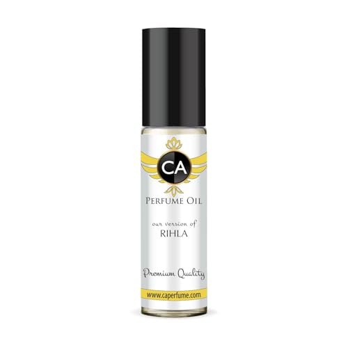 CA Perfume Impression of Rihla Unisex Fragrance Oil Amber Woody Scent Long Lasting Perfumes for Women &amp; Men Travel Size TSA Ready Mini Parfum Body Oil Roll-on 0.33 Fl Oz 10ml