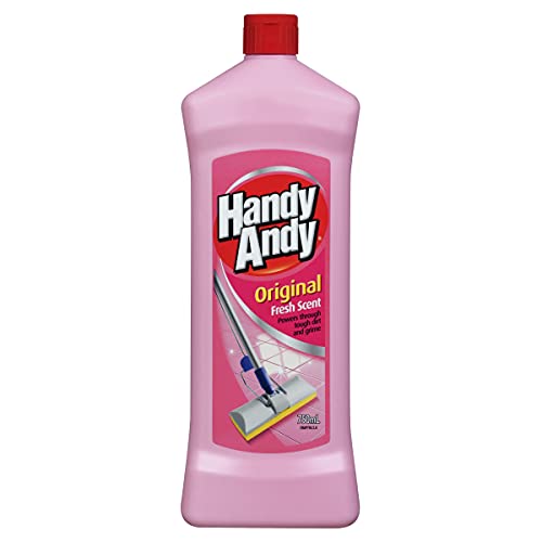 Handy Andy Floor Cleaner and General Purpose Cleaner, Pink, Original Fresh Scent, 750ml