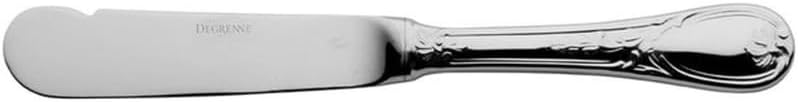 DEGRENNE Marquise Butter knife - Stainless Steel Dinner Knife, Baroque Silverware, Dishwasher Safe, Artisan Flatware, Made in France - 7.36”