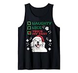 Photo Gallery carino grande pirenei cane natale naughty nice tried my best canotta Photo Gallery carino grande pirenei cane natale naughty nice tried my best canotta