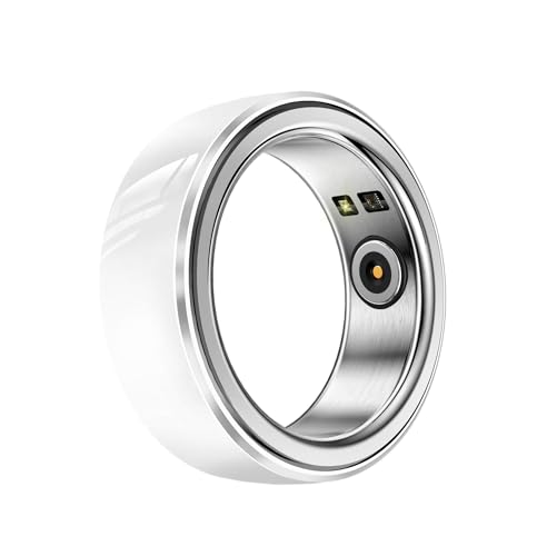 bemi Revo Smart Ring - Fitness Ring Health Tracker - Sleep Tracking - Heart Rate Monitor - IP68 Waterproof - 400mah Docking Station Powerbank - White (8)