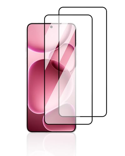 UYRUREL Screen Protector for OPPO Find X8 Ultra, Anti-Scratch 9H Hardness Touch Sensitive 2.5D Rounded Edges Bubble Free Easy to Install,Black Border,2 Pack.