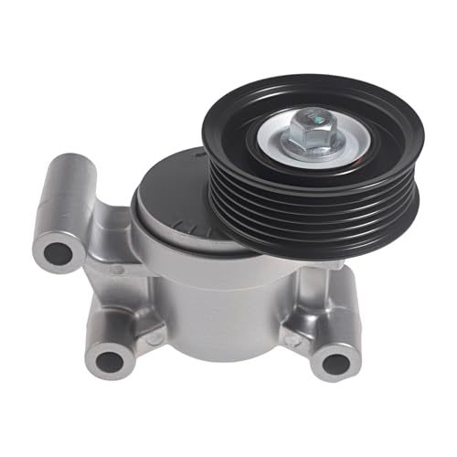 AUQDD 38357 Automatic Belt Tensioner and Pulley Assembly (For 2.0L 2000cc and 2.3L Naturally Aspirated) Fit For 2004-2011 Mazda 3/2006-2010 Mazda 5