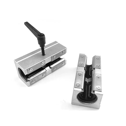 2 �s�[�X/���b�g SBR10LUU SBR12LUU SBR16LUU SBR20LUU SBR25LUU ���j�A�{�[���x�A�����O�u���b�N�I�[�v���^�C�v CNC ���[�^�[ SBR �K�C�h(SBR20LUU)