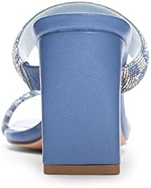 Chinese Laundry Women's Yessenia Heeled Sandal, Blue Check Stone, 9 | Image 1