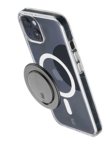 Cellularline | Ring Stand Mag Supporto Magnetico Con Funzione Stand Compatibile Con Ecosistema Magsafe - Nero