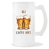 Planetee Chope de bière Ali Chope-moi | Pinte Couple Saint Valentin Anniversaire Cadeau Romantique