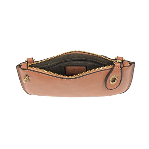 Image of Joy Susan Women's Fashion Purse Mini Crossbody Wristlet Clutch Handbag - Rosewood
