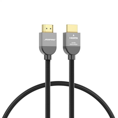 Image of RUIPRO Ultra High Speed HDMI 2.1 Cable, 48Gbps, 8K60, 4K120, HDR, eARC, 3FT