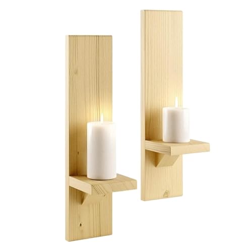 Apliques de Pared Rusticos Madera Marca USOHJZ