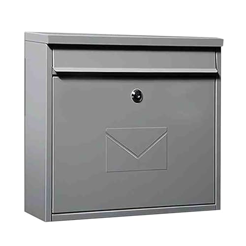 Boîte aux lettres anti-vol en métal pour stopper les courriers humides et les dégradations