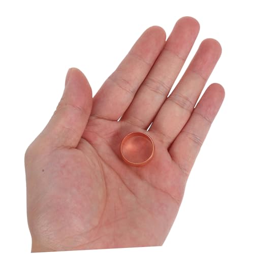 SOIMISS Abrazadera de Cobre para Tuberías y Anillos de Crimpado de Conexión Industrial, 10 Piezas 8