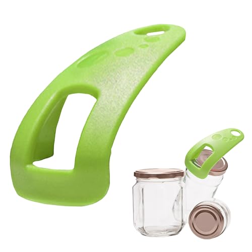 Priot Lifty Glasöffner - Jar Opener - Deckelsiegel-Releaser für schwache Hände, Kinder, Senioren, Menschen mit Arthritis, Küchenhilfe, um leichtes Glas Deckel zu öffnen - Grün