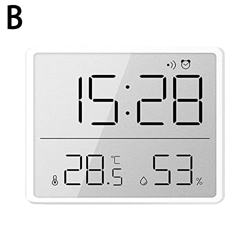 Ultra Thin Electronic Clock Simple Digital Clocks Wall Clock Temperature Disply J5K6 Alarm And Lcd Mounted Humid Multifunctional #TOP1