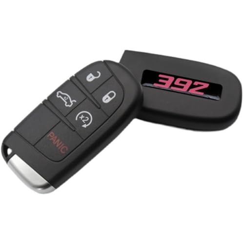 Image of 2PCS Key Fob Badges Compatible with Challenger Charger Durango Vehicle 2015-2024- Set of 2 - Finest Stickers Inlays Emblems for 392 Style, Perfect for Decals [Car Key not Included] (Pink,392)