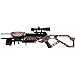 Excalibur Mag MAX Accurate High-Output CeaseFire Archery Hunting Crossbow - Scope, Scope Rings, 3 Quill Arrows with 100Gr Field Points, 4-Arrow Quiver Included, Country