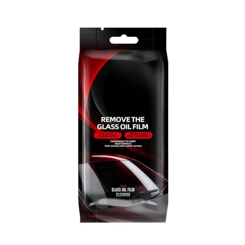 Car Glass Film Magic Cleaning Sponge,Car Glass Oil Film Remover & Windshield Cleaner Tool,Non-Scratch Window Cleaning Sponges,Car Glass Cleaner and Car Window Cleaning Kit for All Vehicles