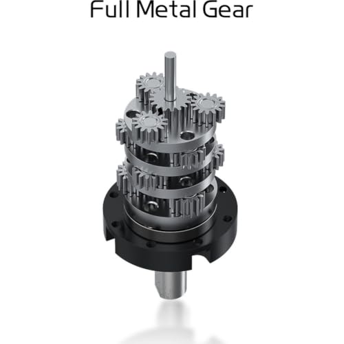 Motor de CC con engranaje metálico para rotación ajustable de alto par 3