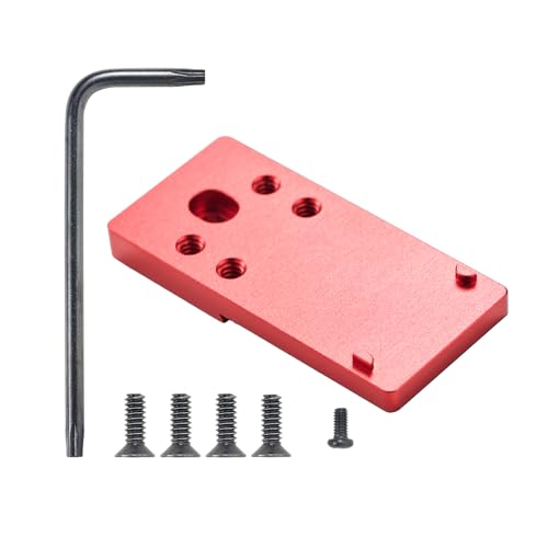 SLHYMY Optics Mount Adapter Plate for Taurus G2C PT111 PT140 PT709 TX22 Original G3 Compatible with Burris Fastfire 2 3 4 ADE RD3 Crimson Trace CT Noblex Sight C Frenzy Reflex Optical Red Dot Sight