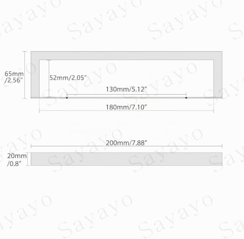 Miniatura 6 de Sayayo Toallero Negro Toalleros De Baño Sin Taladro Colgador Toalla Baño Adhesivo Acero Inoxidable Toallero Baño Adhesivo Para Baño Y Cocina 20cm, Instalaciones Perforadas Y Autoadhesivas
