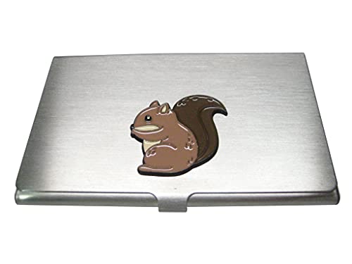 Kiola Designs Large Colorful Squirrel Business Card Holder