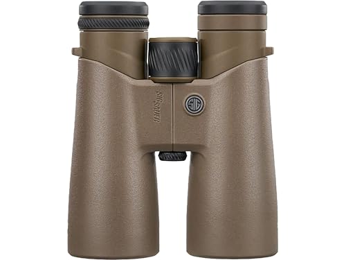 Sig Sauer ZULU4 12x50mm HD Binoculars, Fully Multi-Coated Optics, Closed Bridge, FDE, Waterproof, Fogproof (SOZ40002)