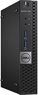 Dell OptiPlex 3040 Micro Desktop PC, Intel Core i7-6700T 2.8GHz, 16GB RAM, 256GB SSD, Win10Pro (Renewed)