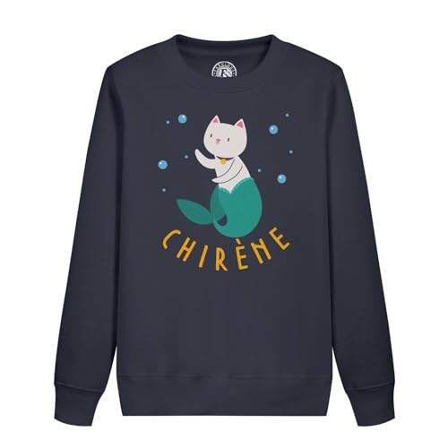 Sweatshirt enfant sirène chat, une idée de cadeau originale pour un anniversaire