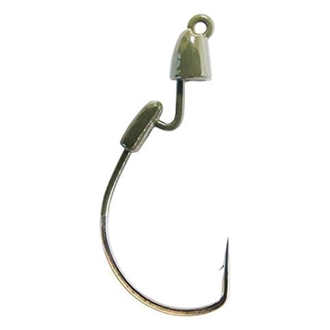 Z-man, Finesse Bulletz Jighead, Freshwater, 1/15 oz, #1 Hook, Green Pumpkin, Package of 3 Cover