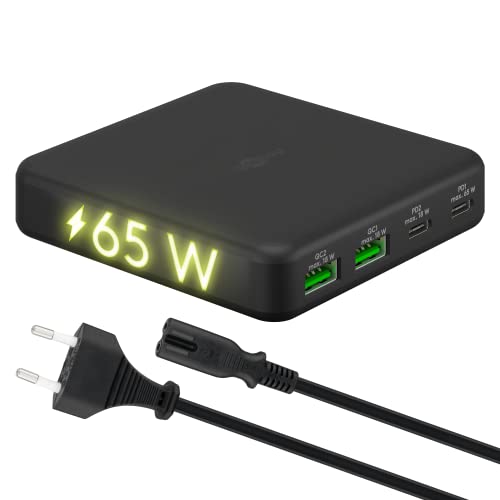 Cargador USB-C multipuerto GaN 65W rápido compatible con Samsung