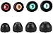Replacement Ear Tips for Sony WF-1000XM5 (4 Pairs) - for WF-1000XM4, WF-1000XM3, WF-XB700 Earbuds | Secure Fit, Comfort, Noise Isolation | Black