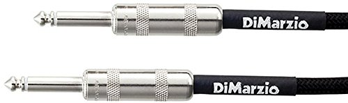 DiMarzio Instrument Cable Black and Silver 10 ft.