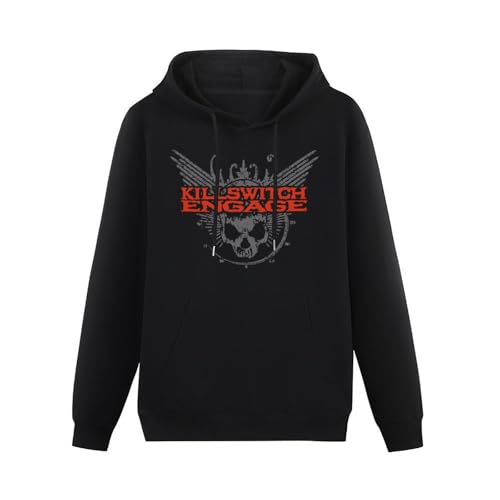 TIMELESS Mens Long Sleeve Pullover Hoodie Fashion Funny Athletic Hooded Sweatshirts with Front Kangaroo Pocket