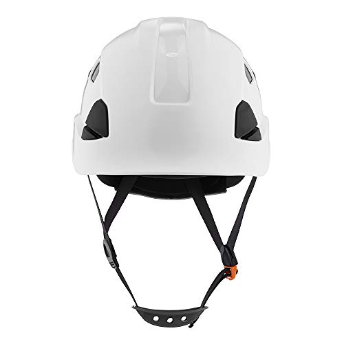 Jackson Safety Ch-400V Hard Hat, Industrial"Climbing" Style, 6-Pt.suspension, Vented, White, 20920 #TOP6