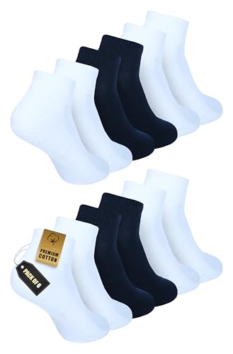 Image of Zaccai Women's Cotton Ankle Socks - 6 Pack Low Cut, Moisture Wicking, Odor Resistant, Breathable Everyday Socks