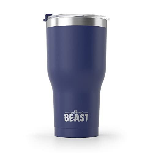 Greens Steel Beast Tumbler – 900 ml (30 oz), Königsblau | Wiederverwendbarer Edelstahl, vakuumisolierter Becher… – Ansicht 2