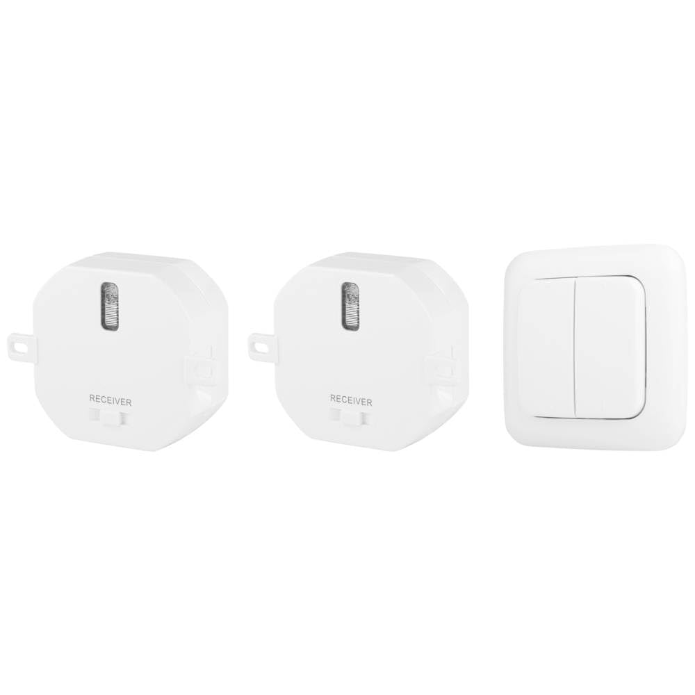 Smartwares SH4-99562 Zestaw inteligentnego domu, bezprzewodowy zestaw przełączników ściennych